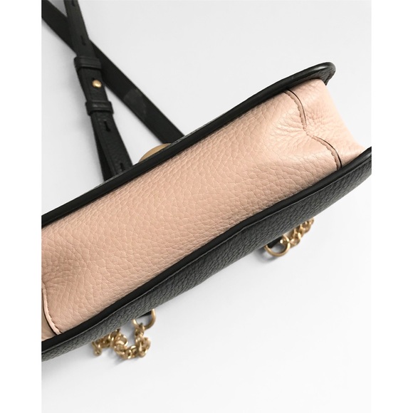 TORY Burch Chelsea Colorblock Snake Classic Flap Mini Crossbody Bag - Picture 9 of 16